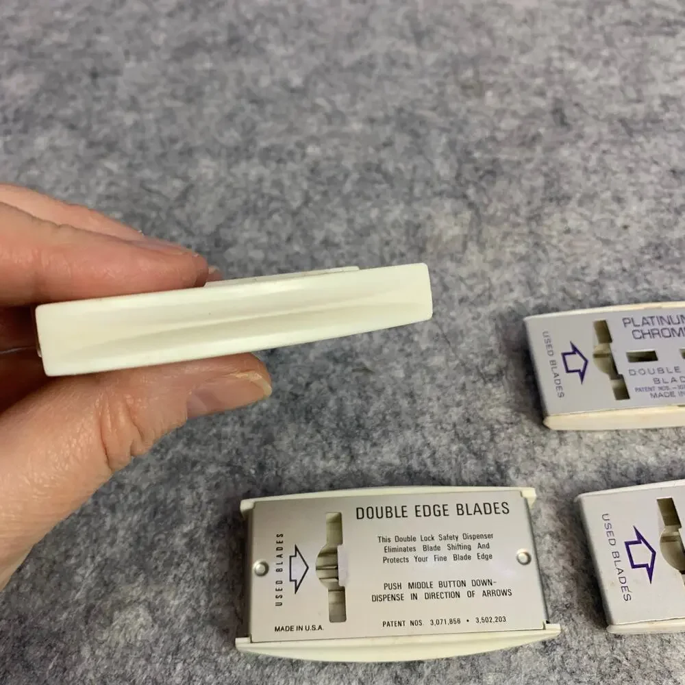 Kroger Store Brand Stainless Steel Double Edge Razor Blades, Vintage, Made in US